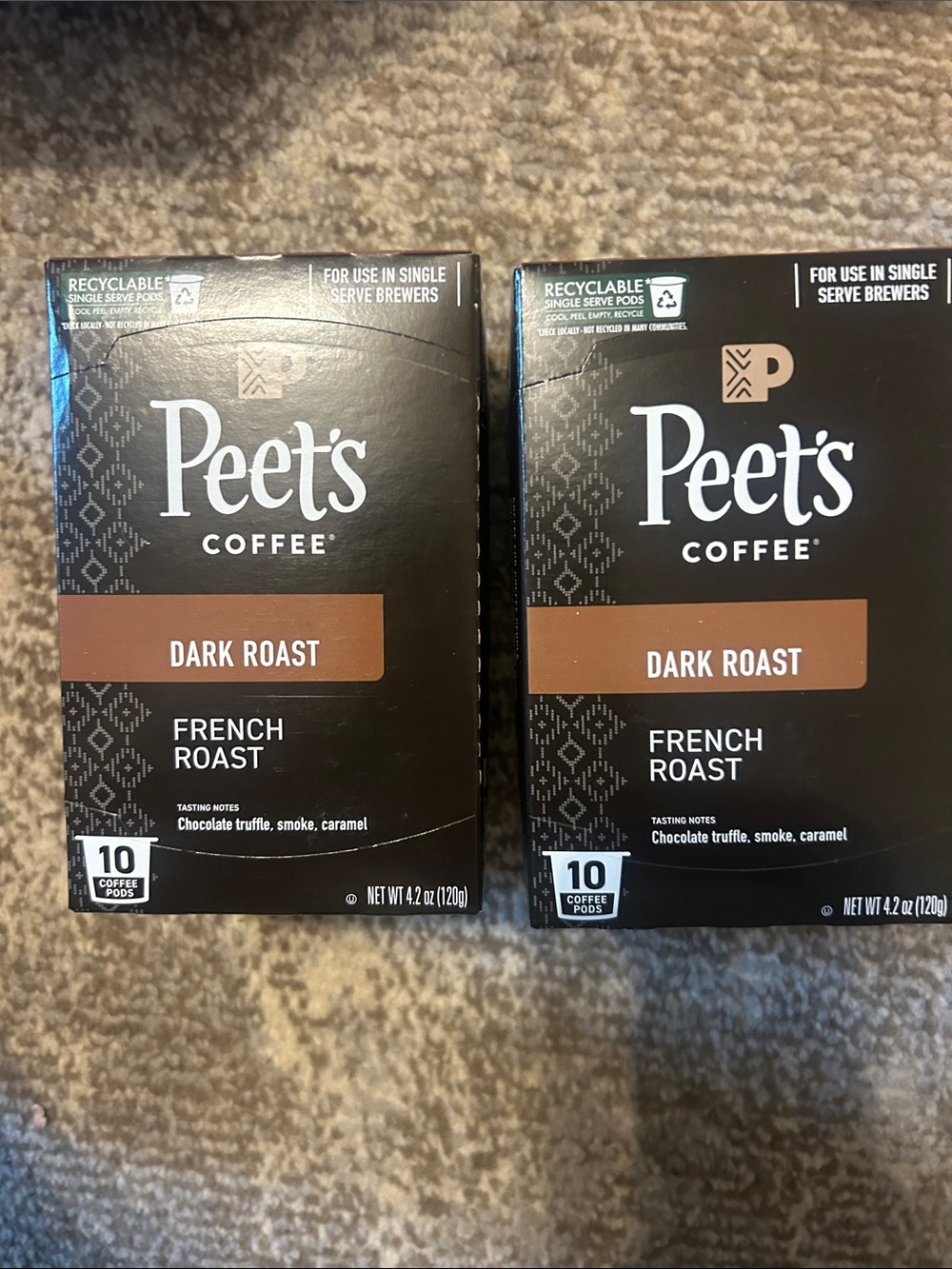 Peet's Coffee, Dark Roast Keurig K-Cup Pods, 100% Arabica Coffee 20 CT